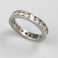 Platinum Eternity Ring Enclosing 26 Diamonds